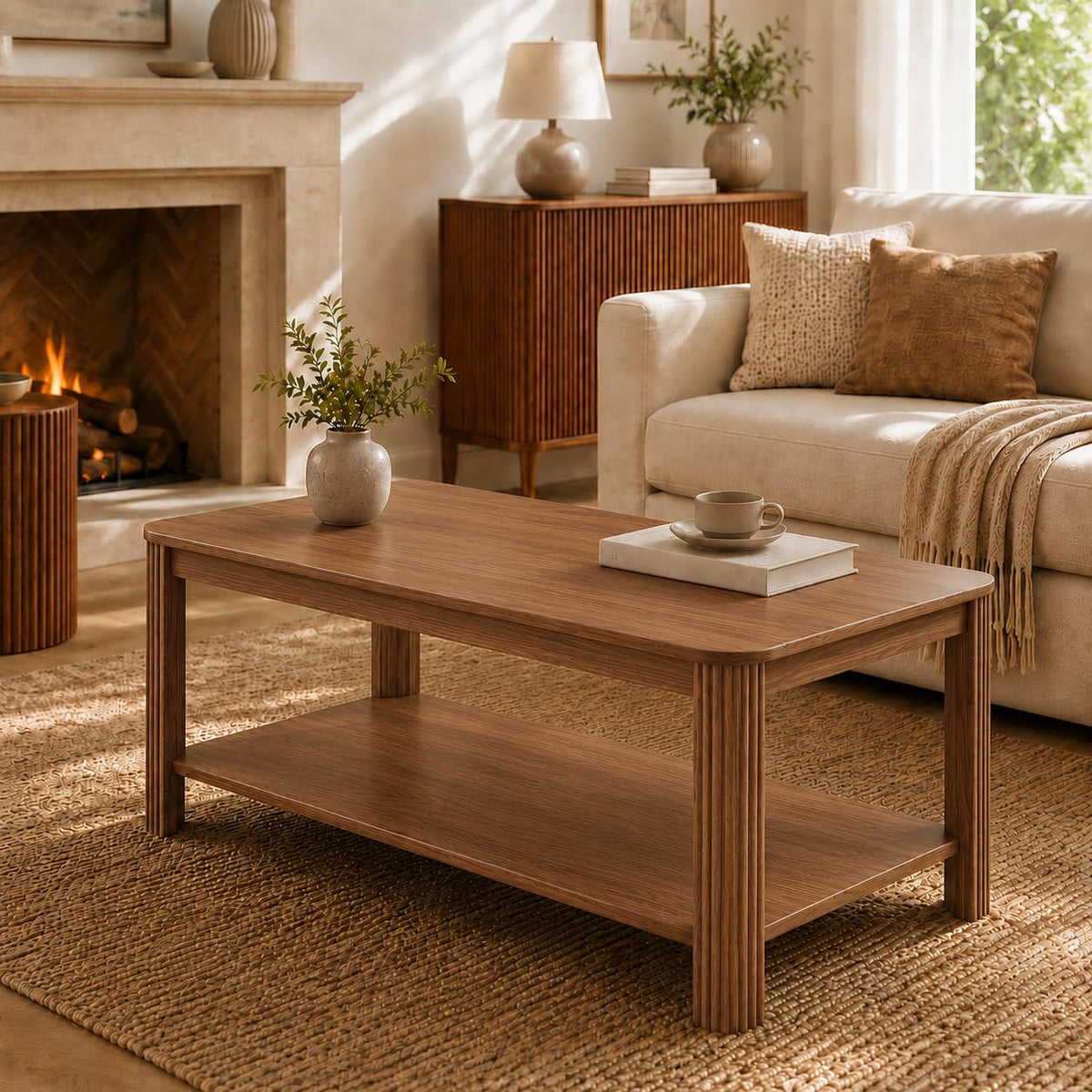 Walnut Coffee Table A7828