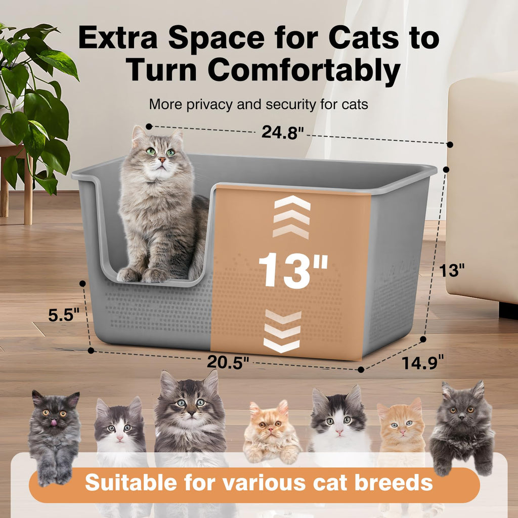 Extra Large High Sided Cat Litter Box H10205