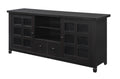 Espresso 1 Drawer TV Stand with Storage Cabinets and Shelves F546