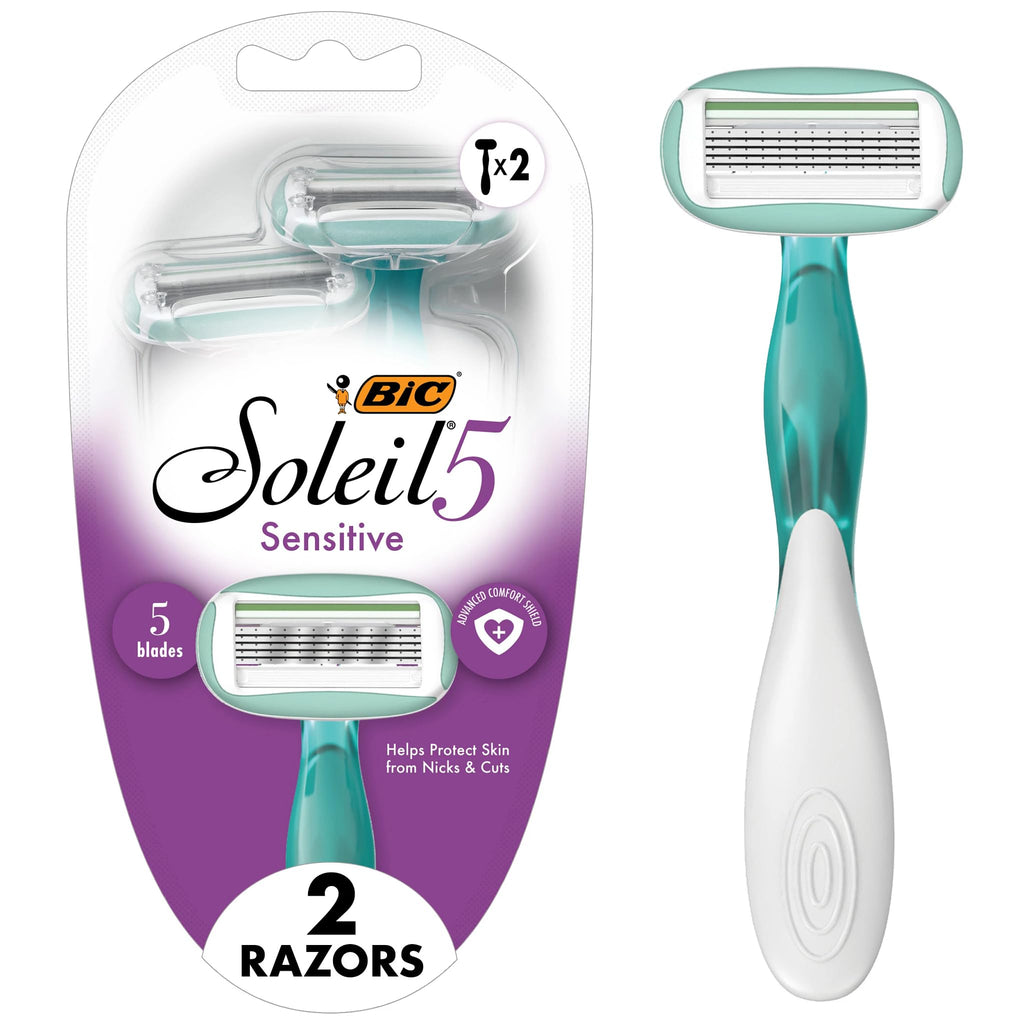 5 Blade Womens Disposable Razors, 2 Count H725836