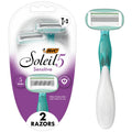 5 Blade Womens Disposable Razors, 2 Count H725836