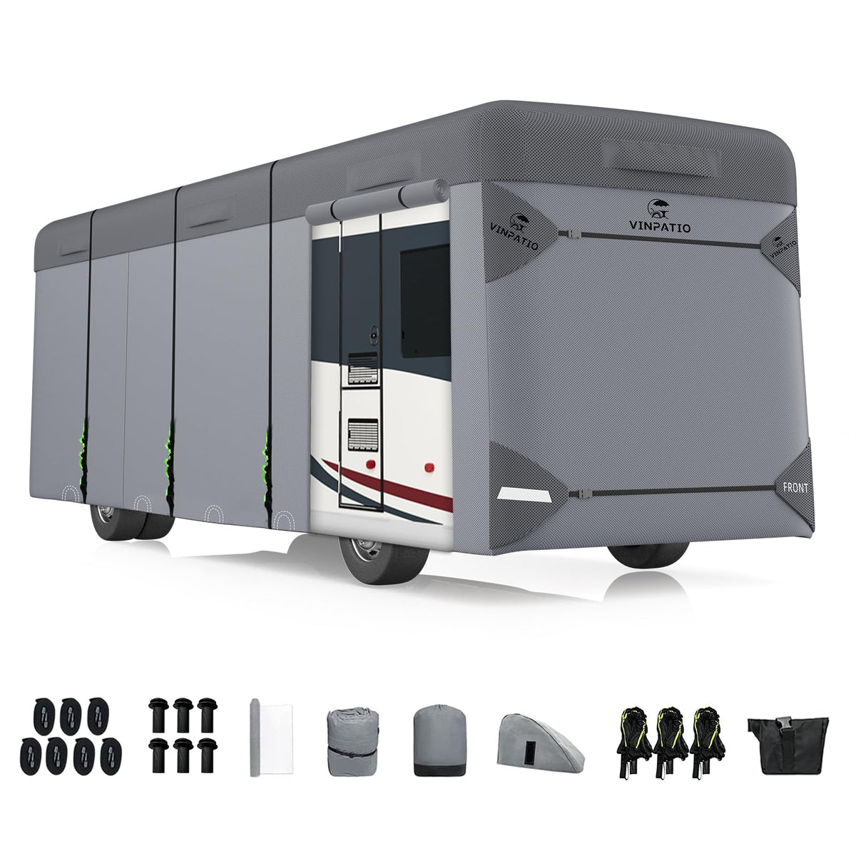 7 Layers Class A RV Cover with Straps F9746