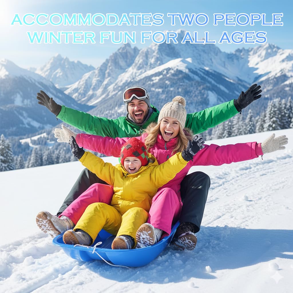 2-Person Sled 35" Toboggan R7955