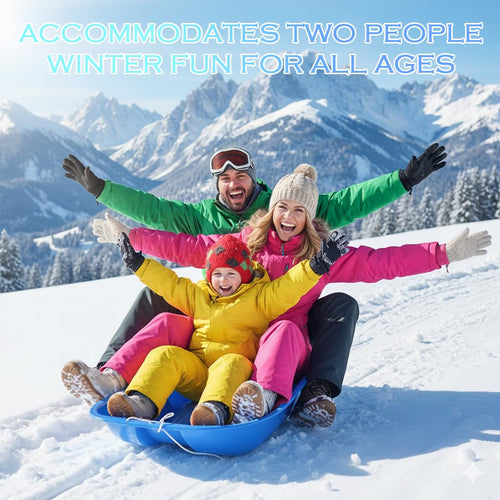 2-Person Sled 35" Toboggan R7955