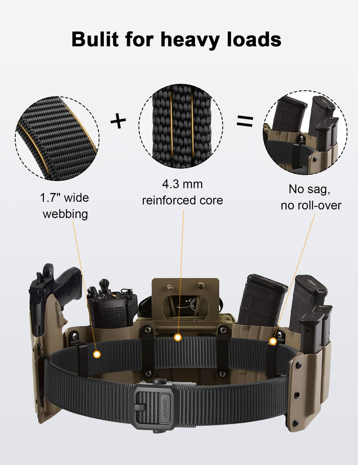 Men's 1.7" Tactical Belt V435905