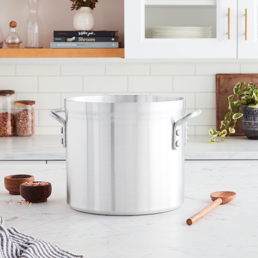 12 Quart Aluminum Stock Pot E5652