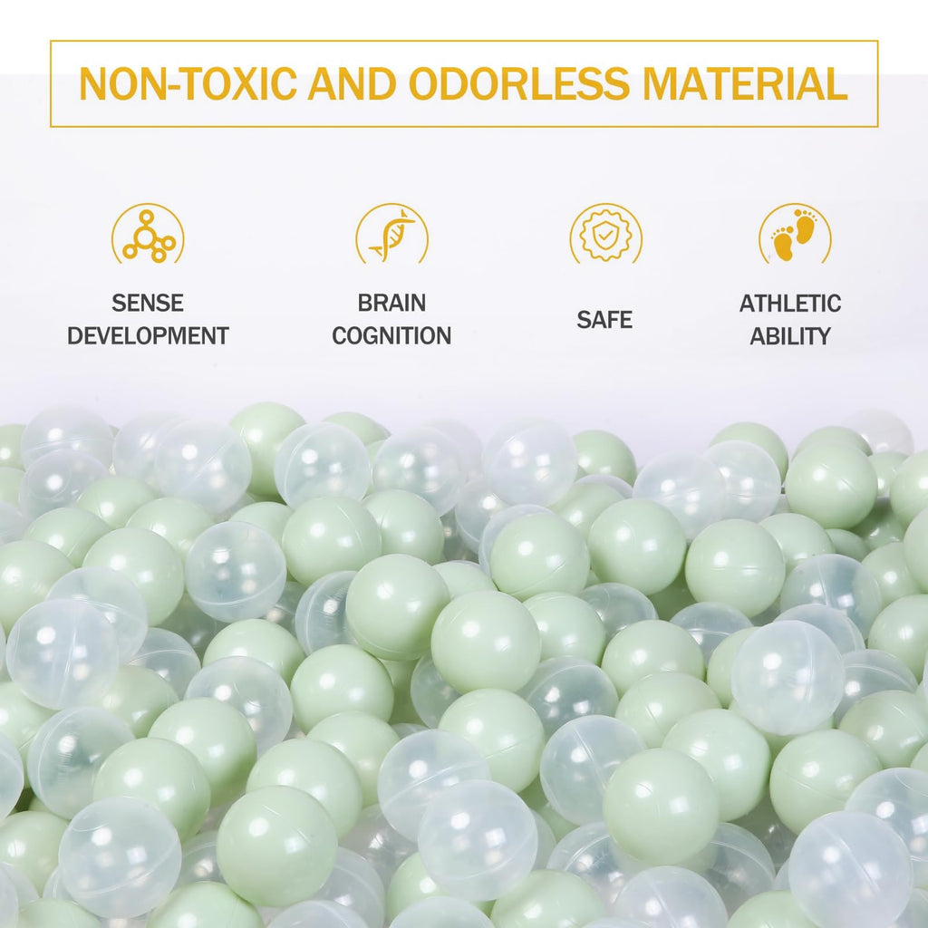 Crush Proof Plastic Ball Pit Balls Pack of 100 X2664