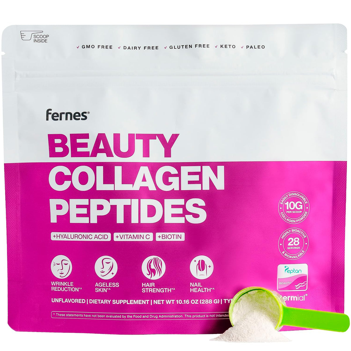 Collagen Peptides Powder 9.88 oz Unflavored X16785