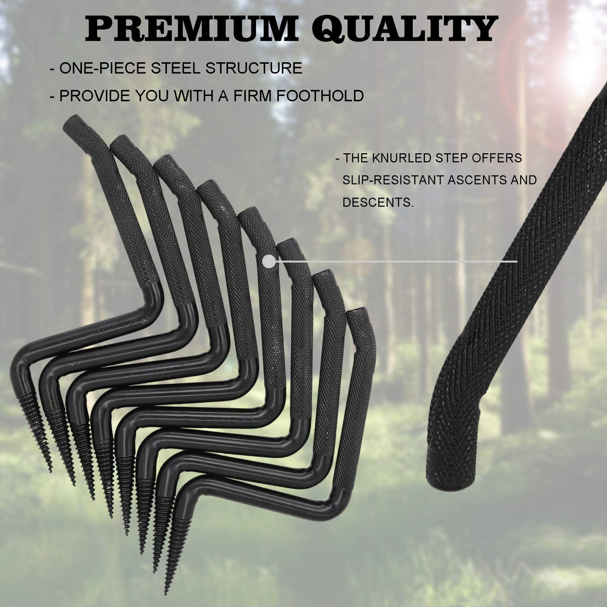 4 inch Screw-in Tree Steps 8Pack O57226