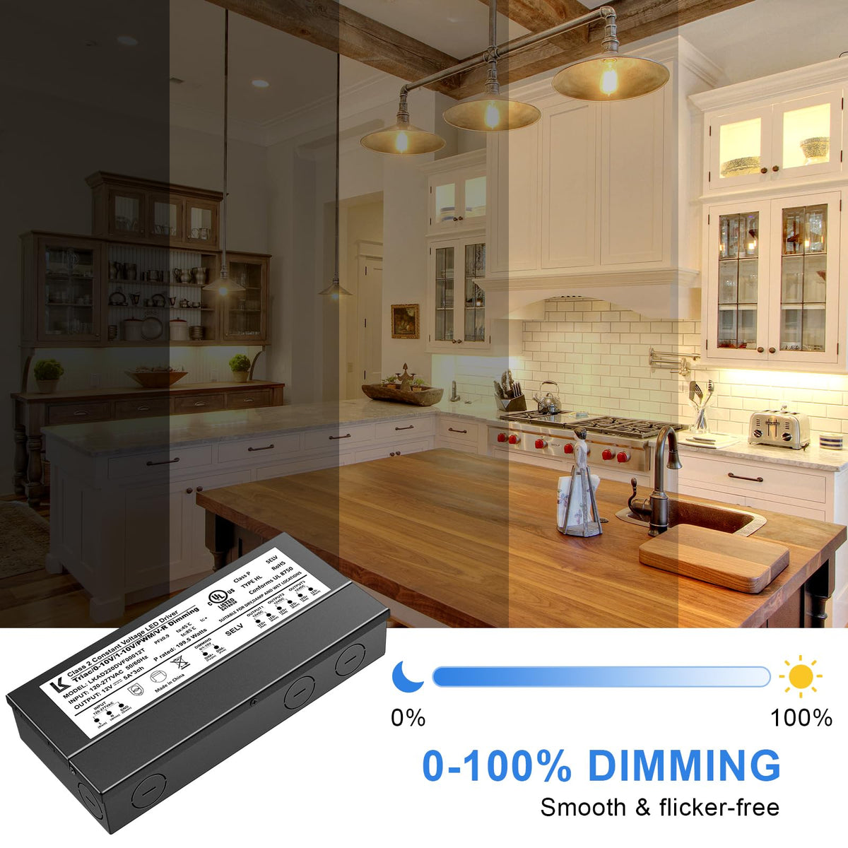 12V 200W Dimmable LED Driver L46944