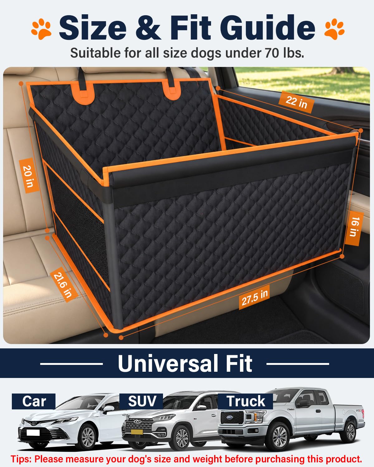 Dog Car Seat for Large Dogs R55490