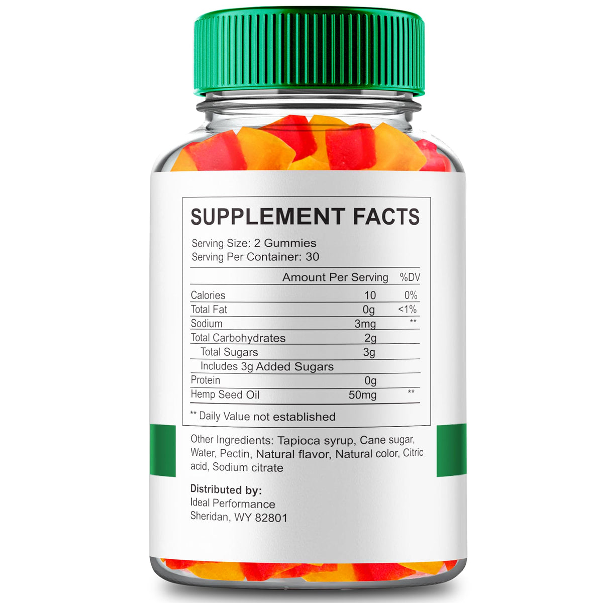 Maximum Strength All Natural Hemp Gummies 2 Pack S77808
