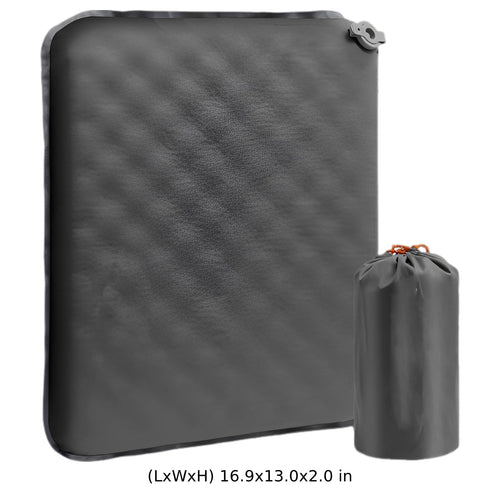 2 Pcs Inflatable Seat Cushion, 16.9 x 13 in Nylon TPU E202