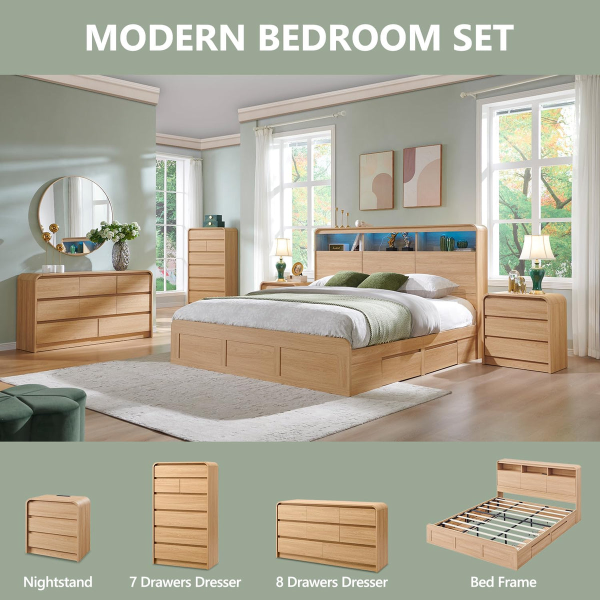 7 Drawer Dresser D70798