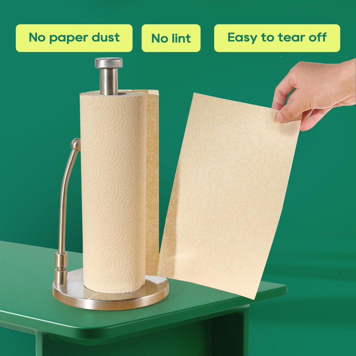 Bamboo Paper Towels, 8 Rolls, 2 Ply 120 Sheets X984