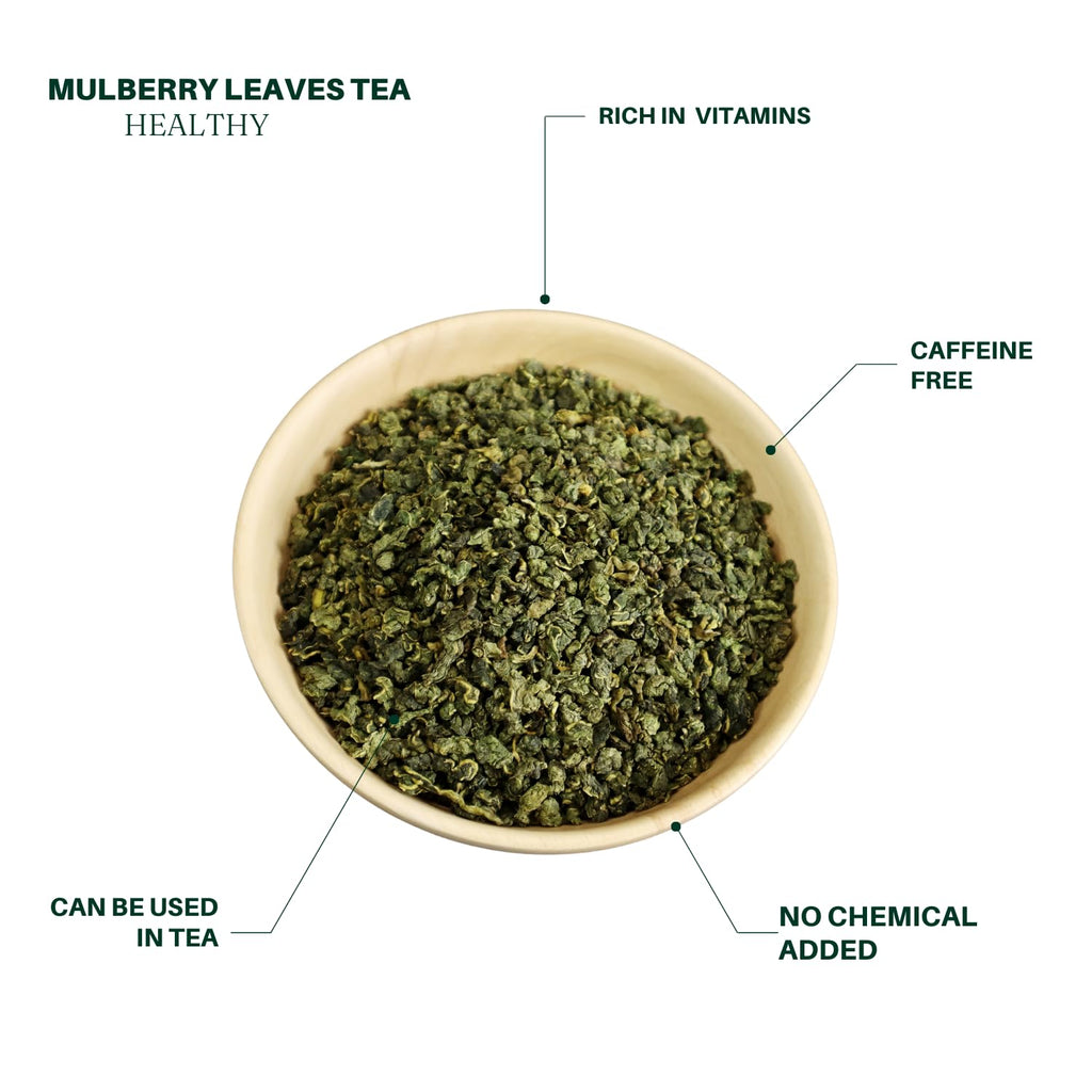 Dried Mulberry Leaves Tea 8oz Caffeine Free O27654