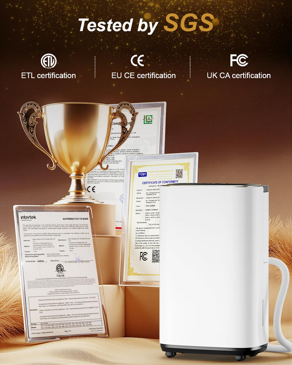 5000 Sq. Ft. 50 Pint Dehumidifier with Drain Hose B5679