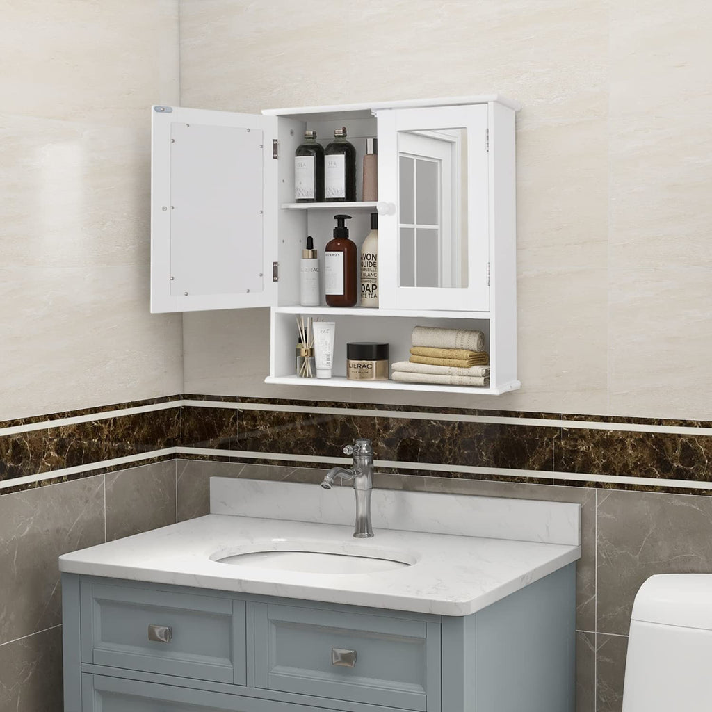 Medicine Cabinet with Mirror 2 Doors H749425