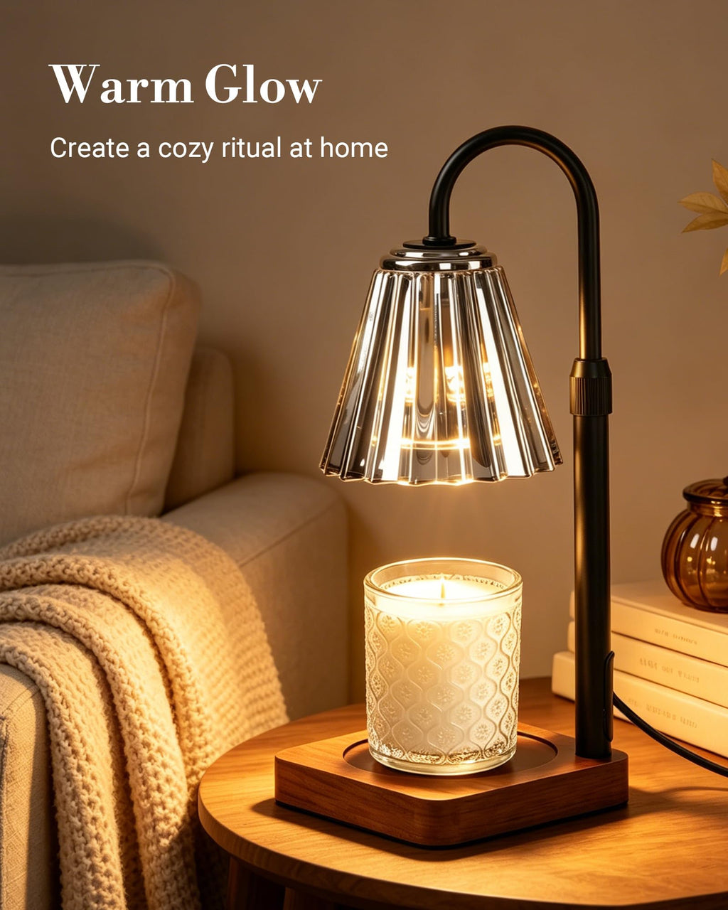 Vintage Candle Warmer Lamp with Timer Dimmer J614