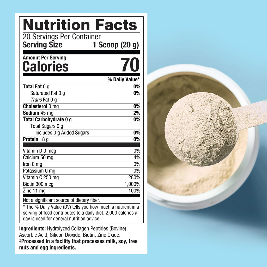 Collagen Powder Unflavored 20 Servings X428131