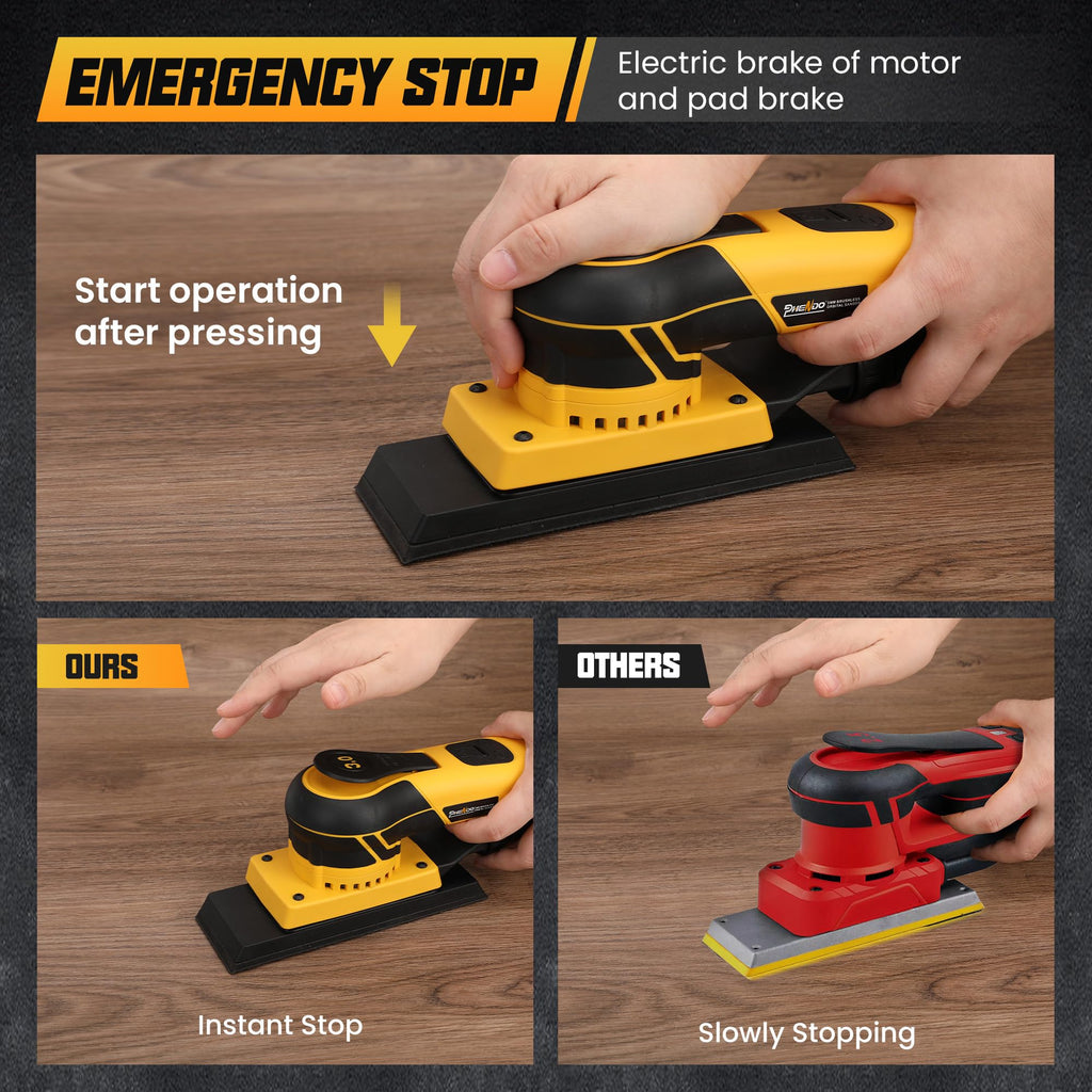 350W 3A Electric Random Orbital Sander T9630
