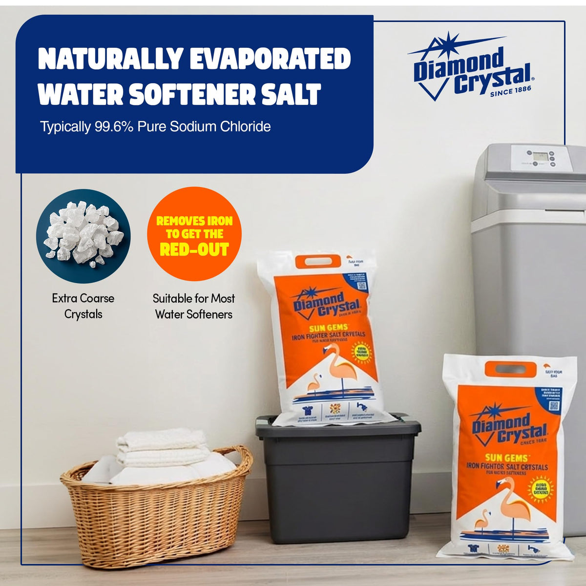3 Pack Water Softener Salt, 40 Pounds T8249