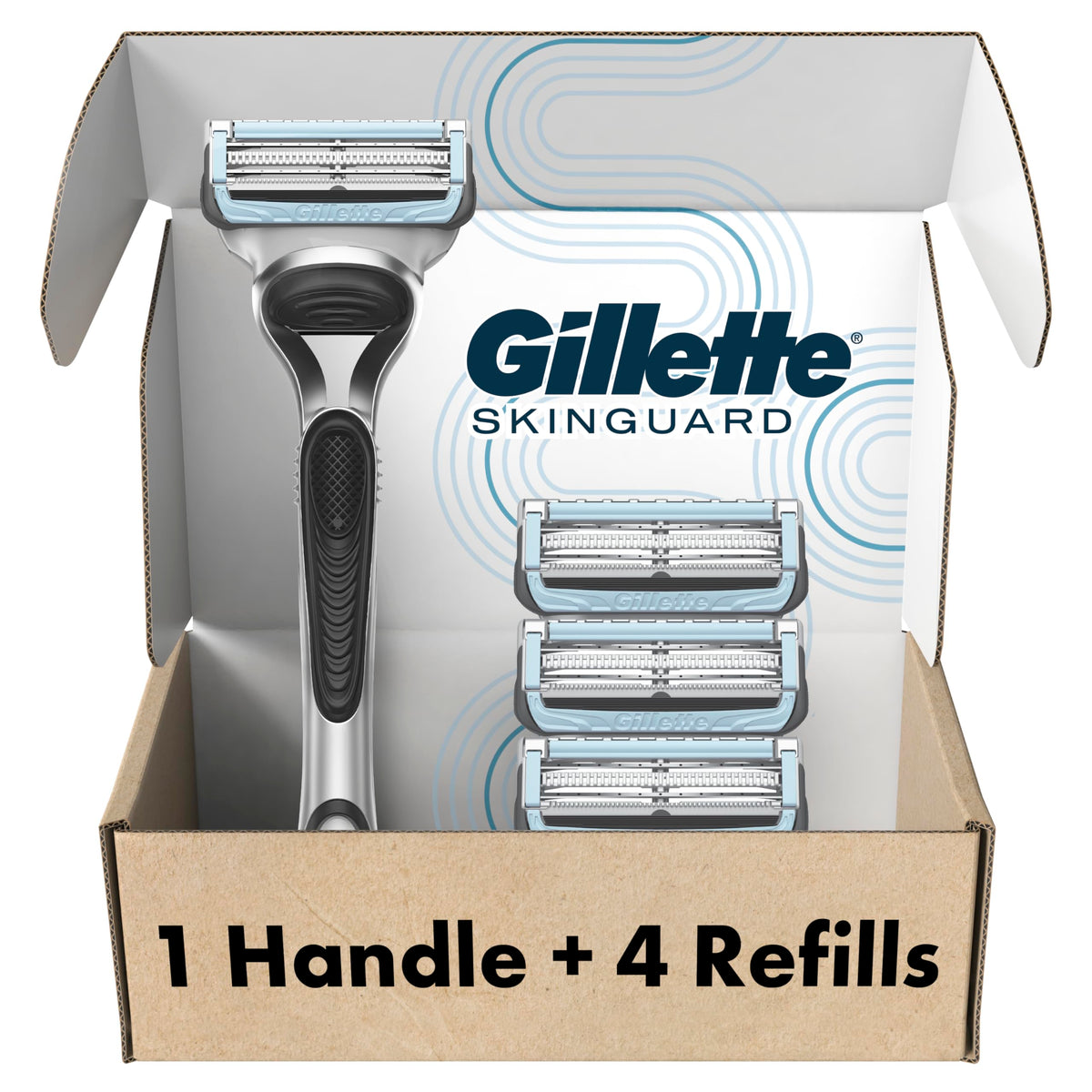 Razor with 4 Blade Refills B7074