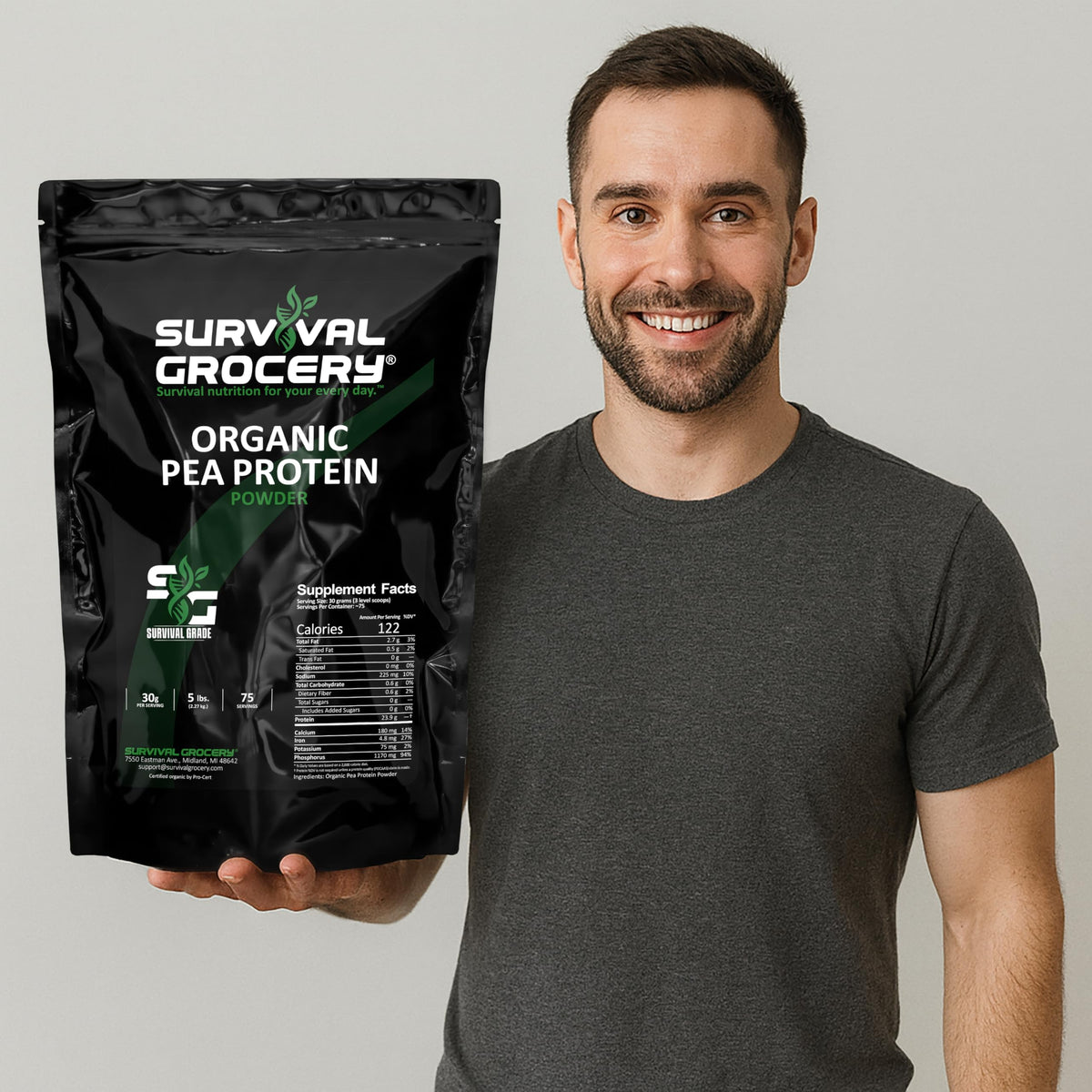 Organic Pea Protein 5 lbs. V4385