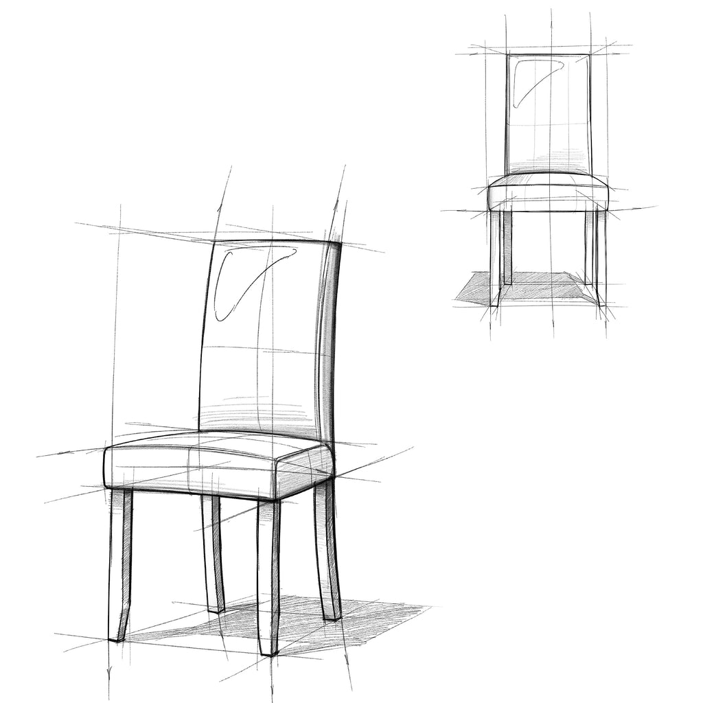 Vegan Leather Parsons Dining Chairs Black Set of 2 C758105