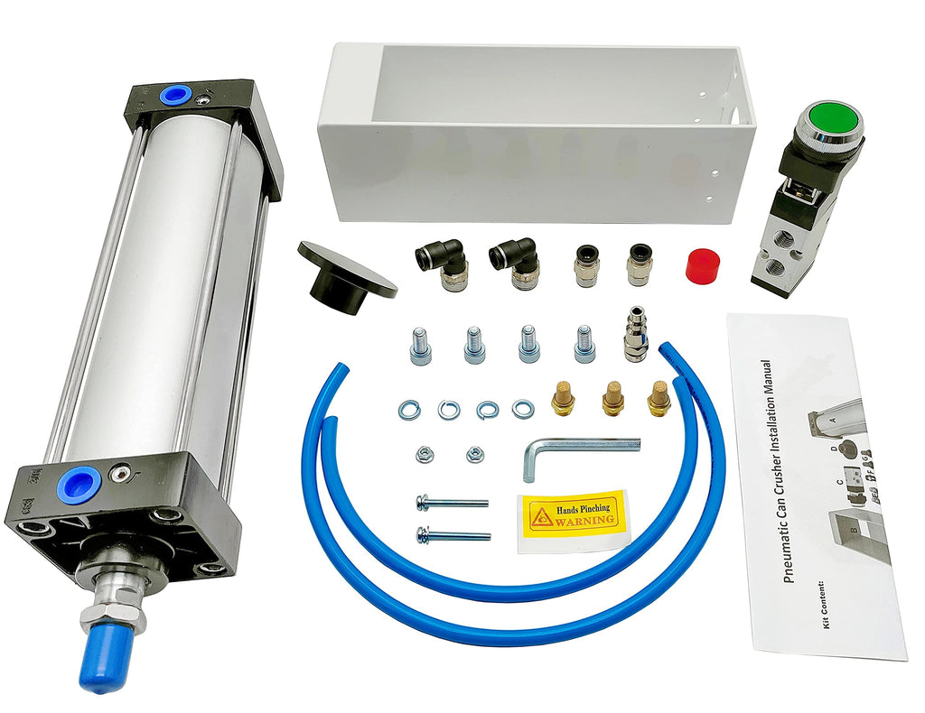 Heavy Duty Pneumatic Cylinder Can Crusher O622