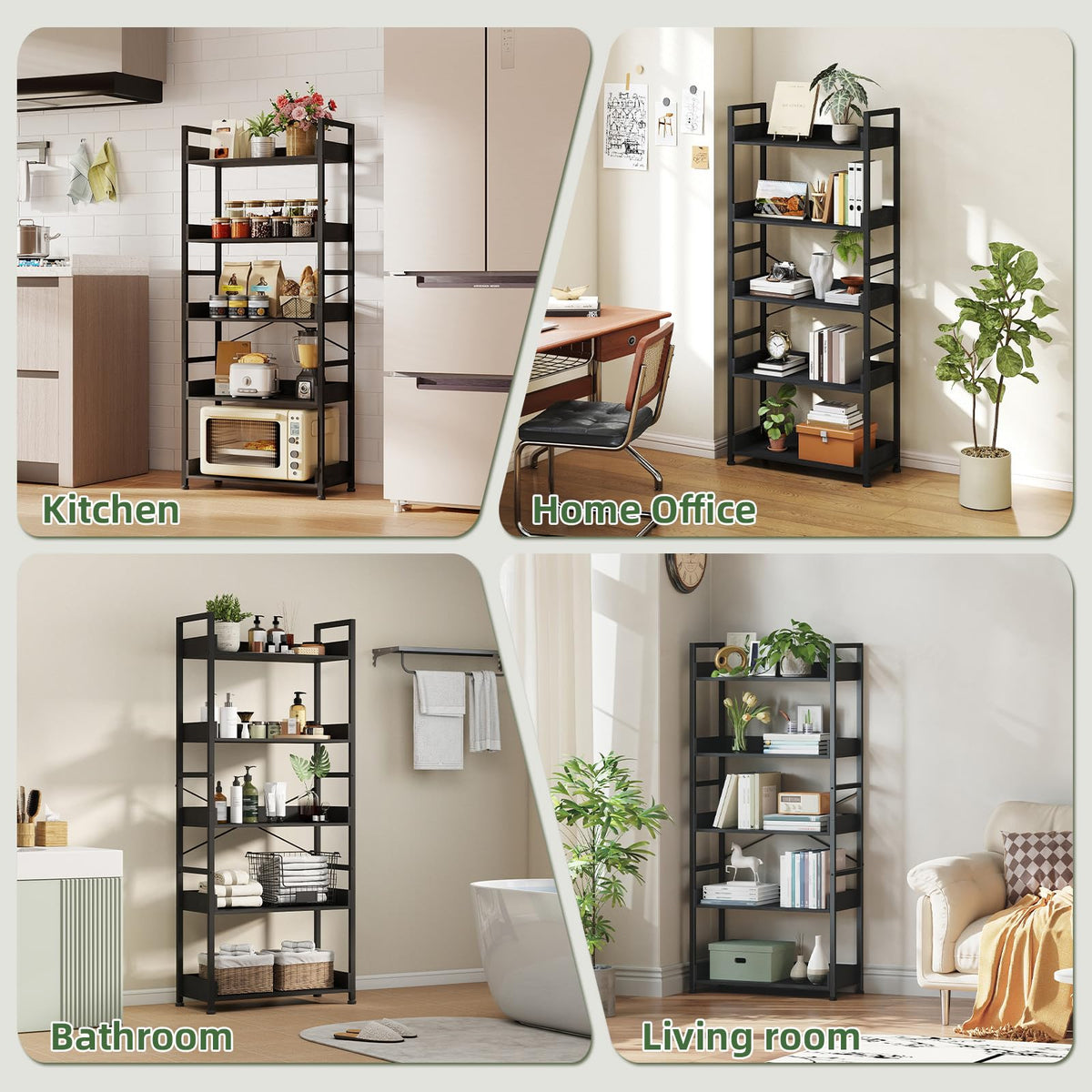 5 Tier Bookshelf E48225