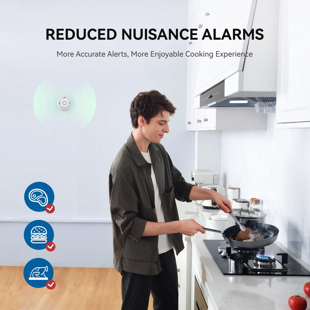 Smoke and Carbon Monoxide Detector 10-Year Battery 1 Pack J84888