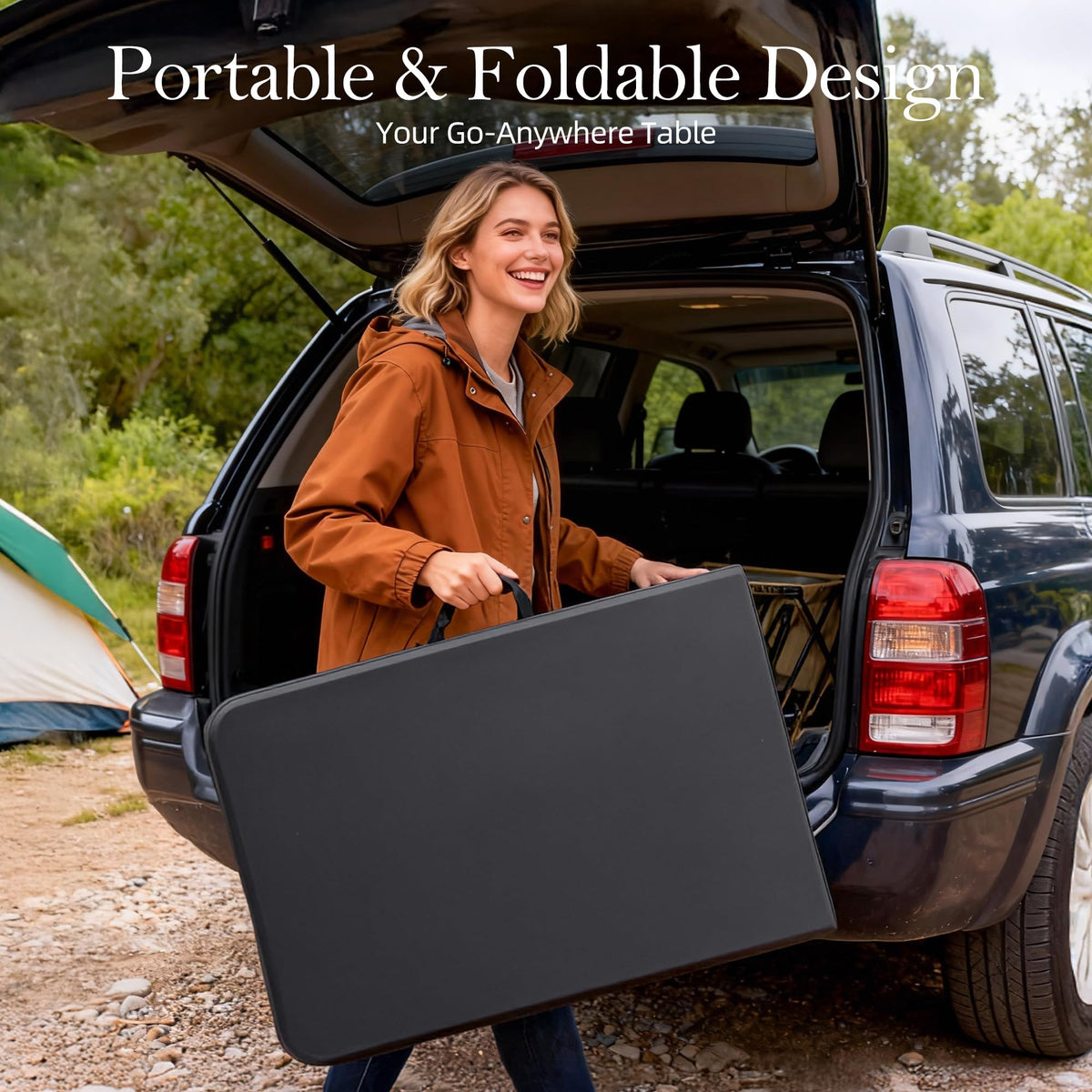 6FT Heavy Duty Foldable Plastic Table L223144