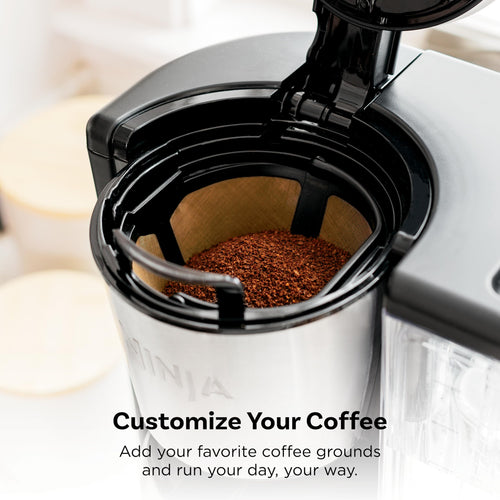 14 Cup Glass Carafe Stainless Steel Coffee Maker H1839