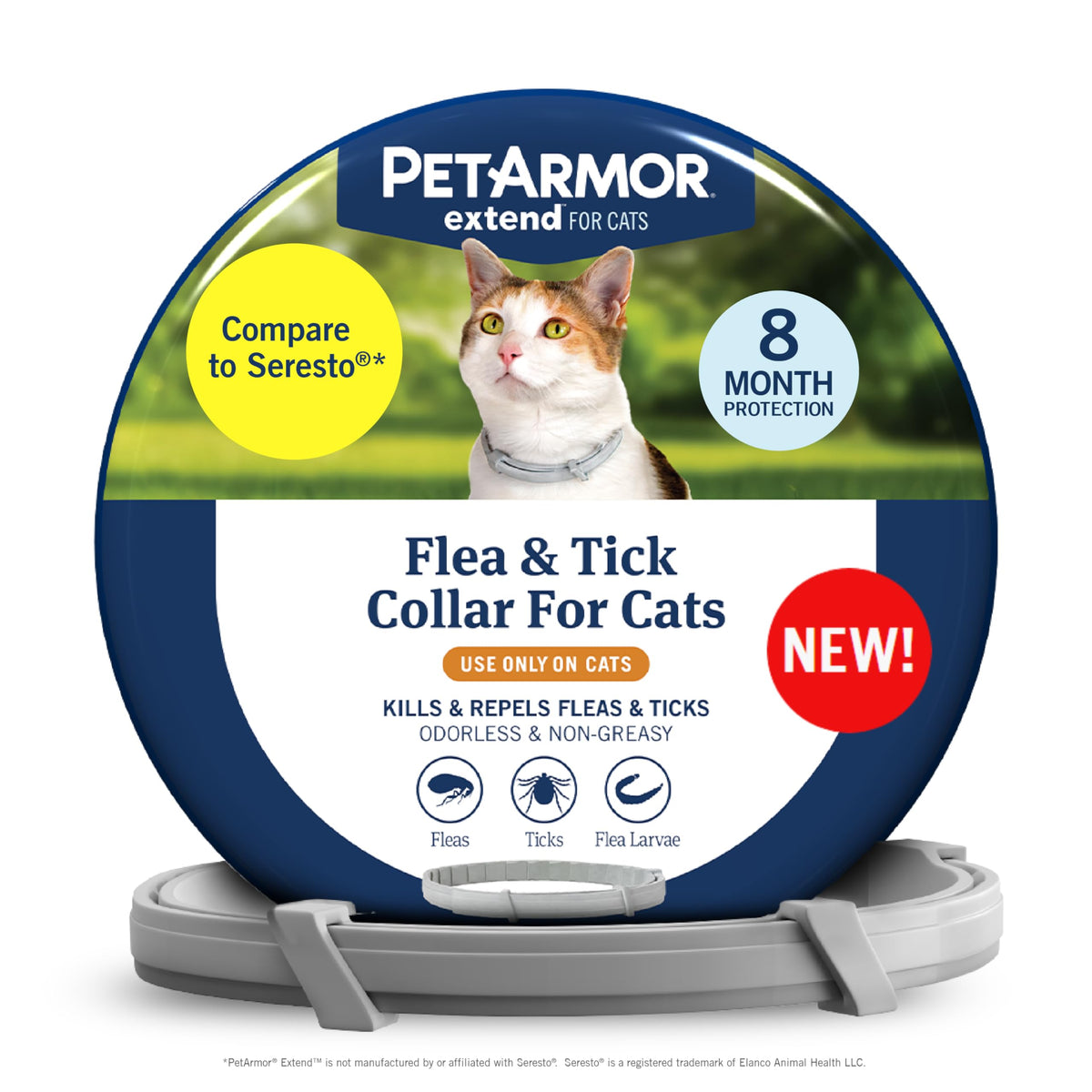 Flea & Tick Treatment & Prevention Collar for Cats J66153