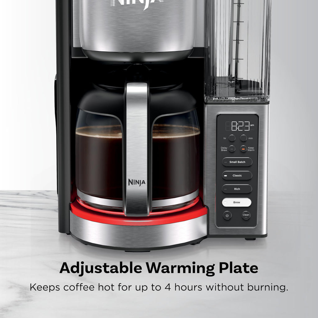 14 Cup Glass Carafe Stainless Steel Coffee Maker H1839