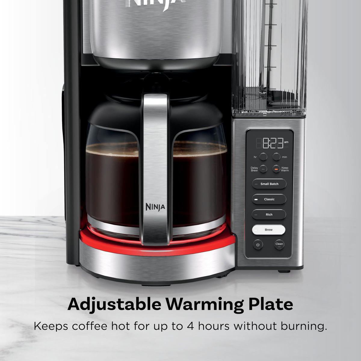 14 Cup Glass Carafe Stainless Steel Coffee Maker H1839