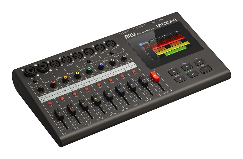 16 Tracks 6 XLR Inputs Tabletop Recorder R457