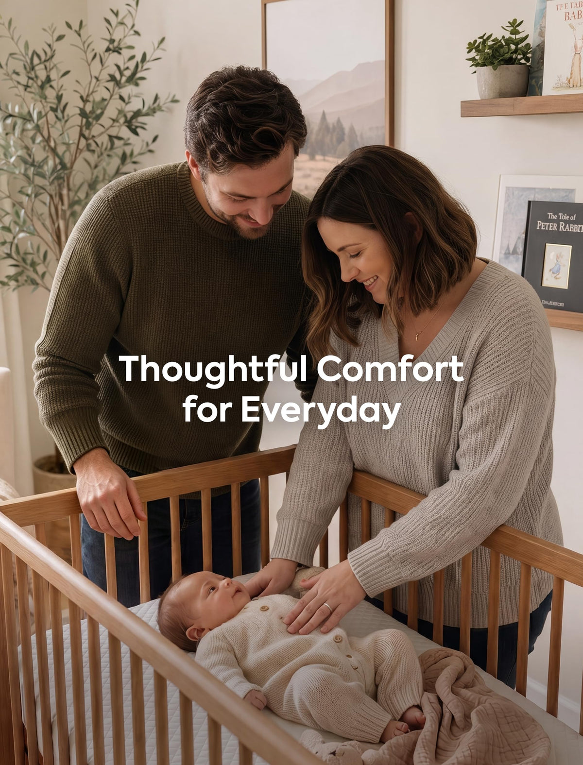 Dual-Sided Memory Foam Waterproof Crib Mattress U4967