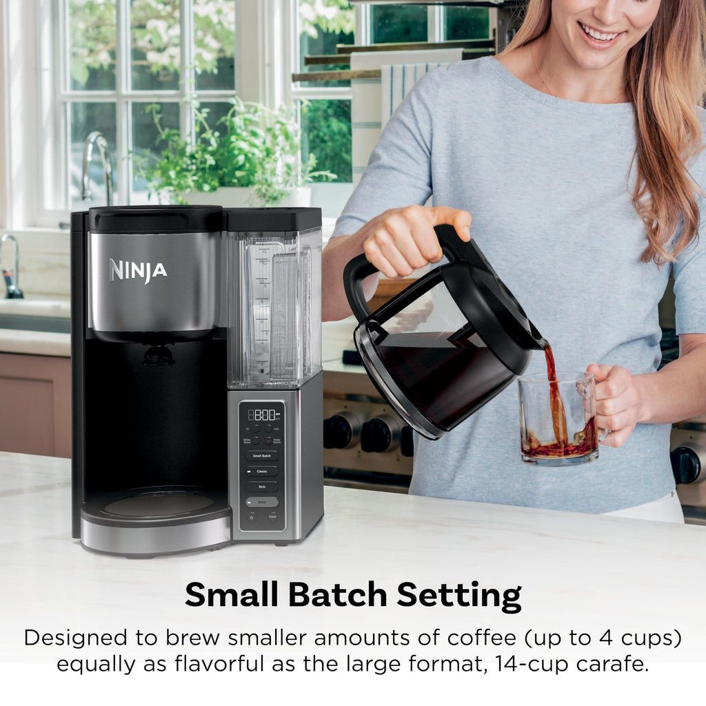 14 Cup Glass Carafe Stainless Steel Coffee Maker H1839