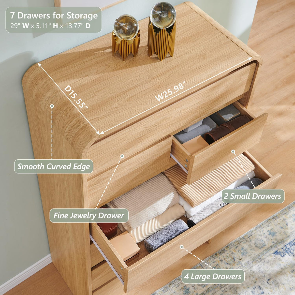 7 Drawer Dresser D70798