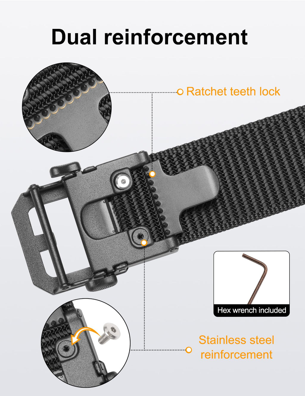 Men's 1.7" Tactical Belt V435905