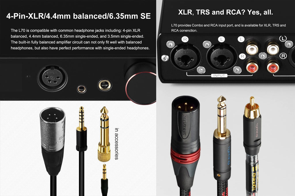 Fully Balanced Headphone Amp 7500mW Black I28198