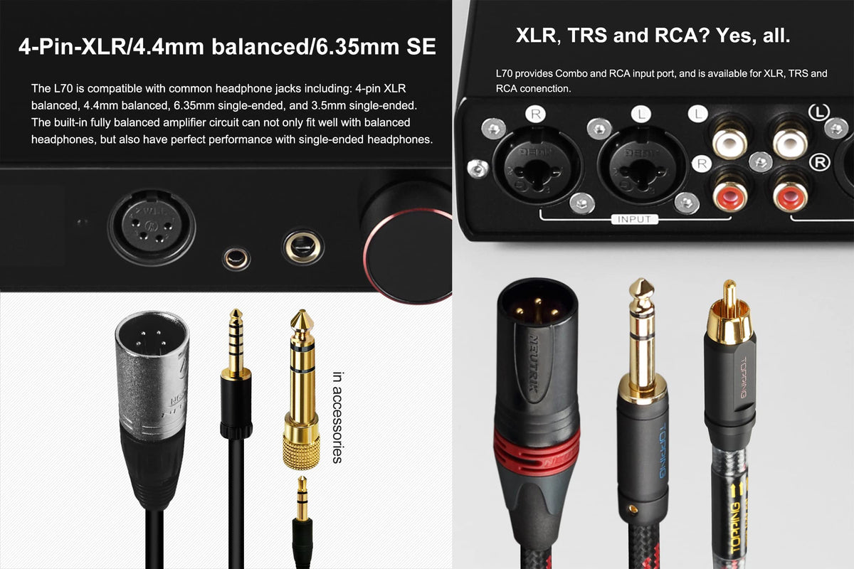 Fully Balanced Headphone Amp 7500mW Black I28198