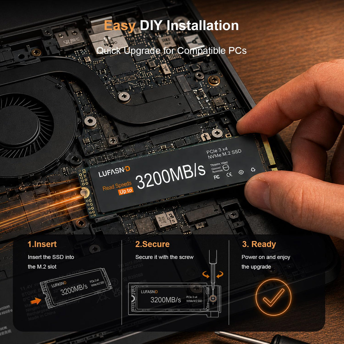 512GB M.2 NVMe Internal Solid State Drive Y973