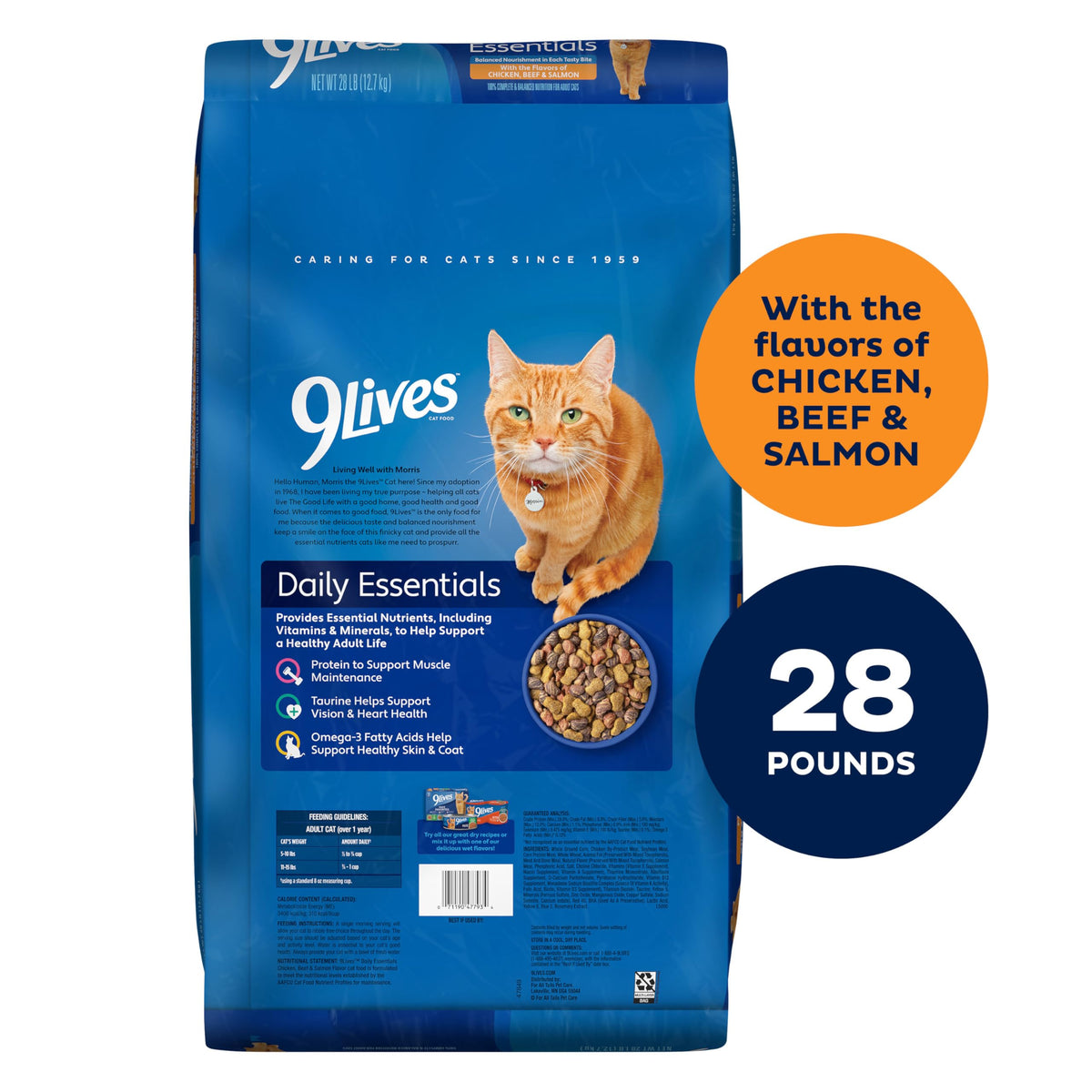 Dry Cat Food 28 Pound Bag B538