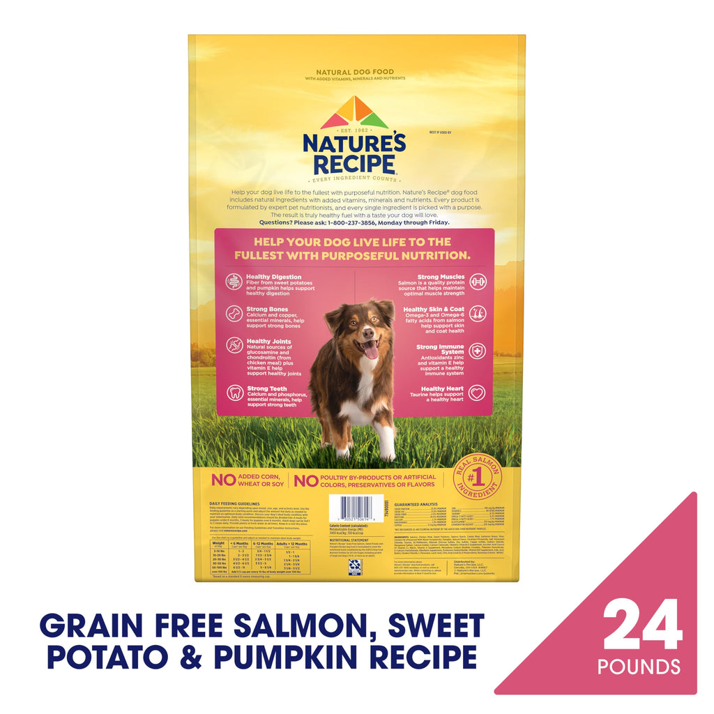 Grain Free Salmon Dry Dog Food 24 lb. Bag X227822