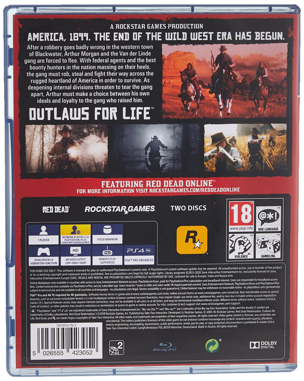 Red Dead Redemption 2 PS4 R101