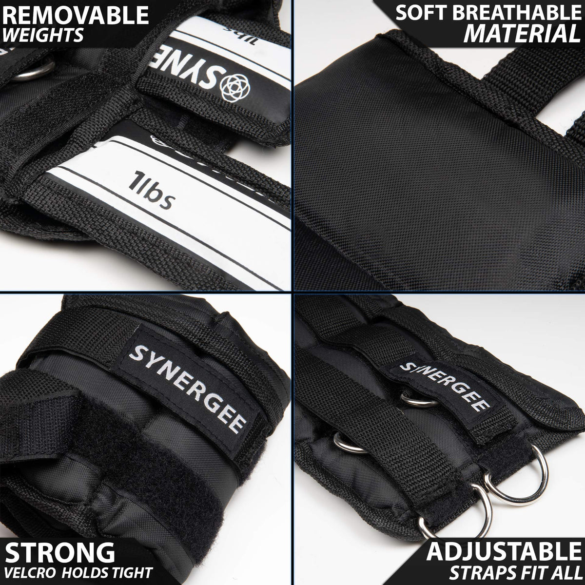 Adjustable Ankle/Wrist Weights Set of 2 V599